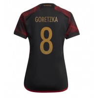 Echipament fotbal Germania Leon Goretzka #8 Tricou Deplasare Mondial 2022 pentru femei maneca scurta